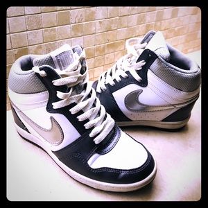 Nike Wedge Air Force Ski Hi Sneakers